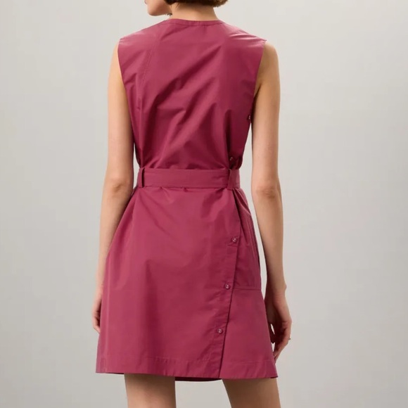 3.1 Philip Lim Sleeveless V Neck Belted Dress - Picture 2 of 5